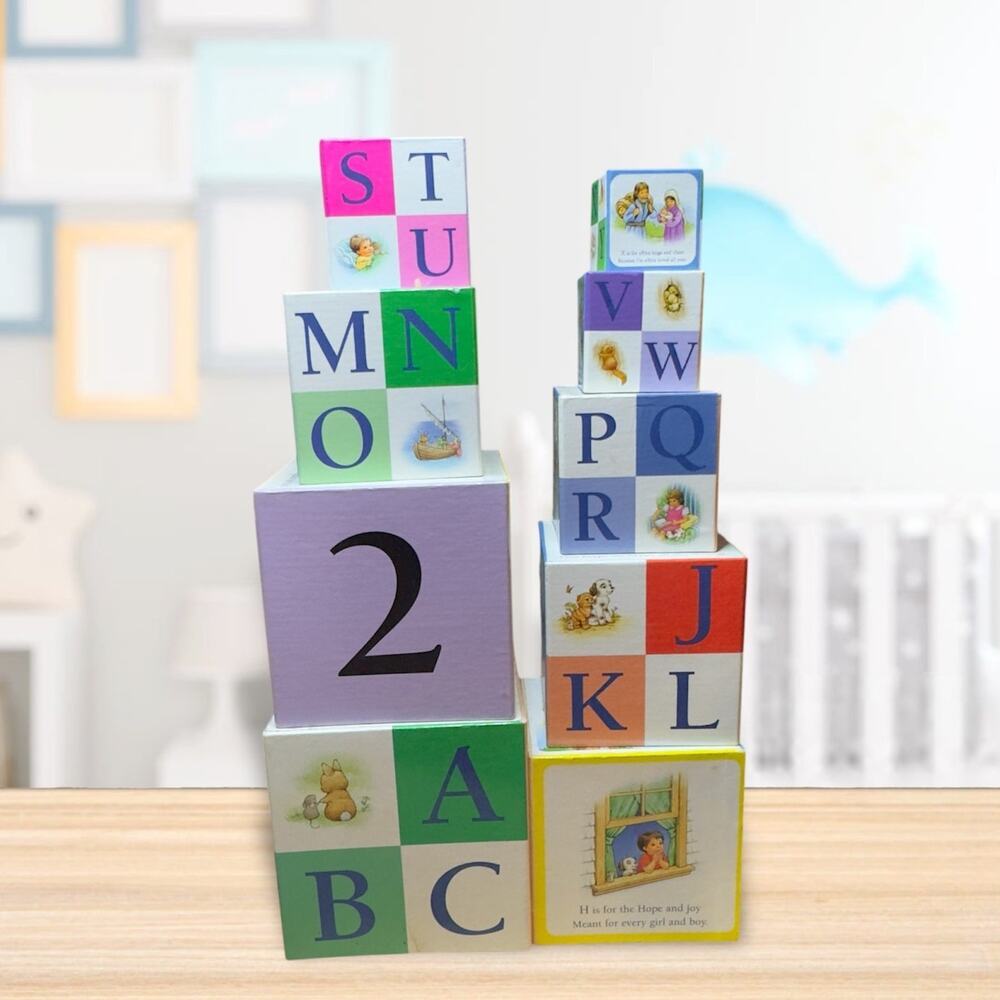 Vintage Children's Nesting Boxes - Educational‎ Toy